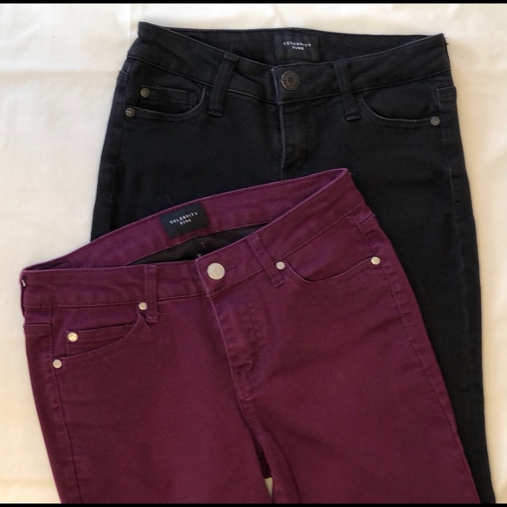 Celebrity Pink Junior’s Skinny Jeans- 2 Pair